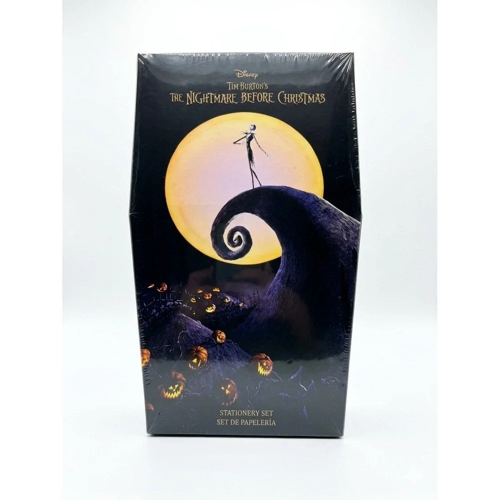 NIB! Disney Nightmare Before Christmas Stationery Set‎ Jack Skellington Coffin